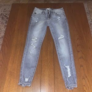 kancan slim fit blue jeans